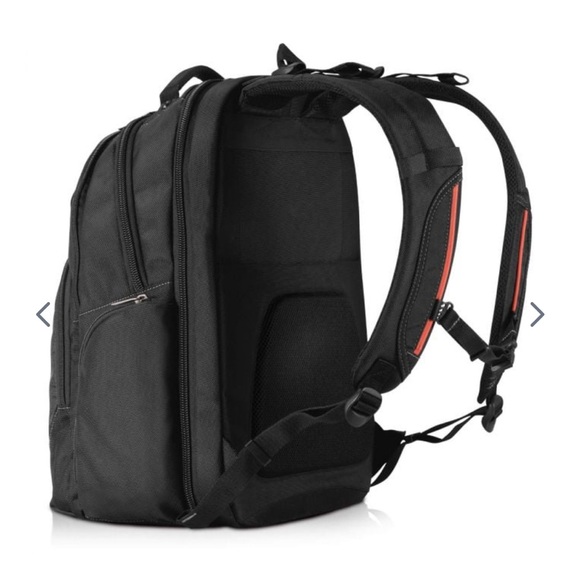 Everki Laptop Business Backpack Black with Orange lining - Picture 3 of 9
